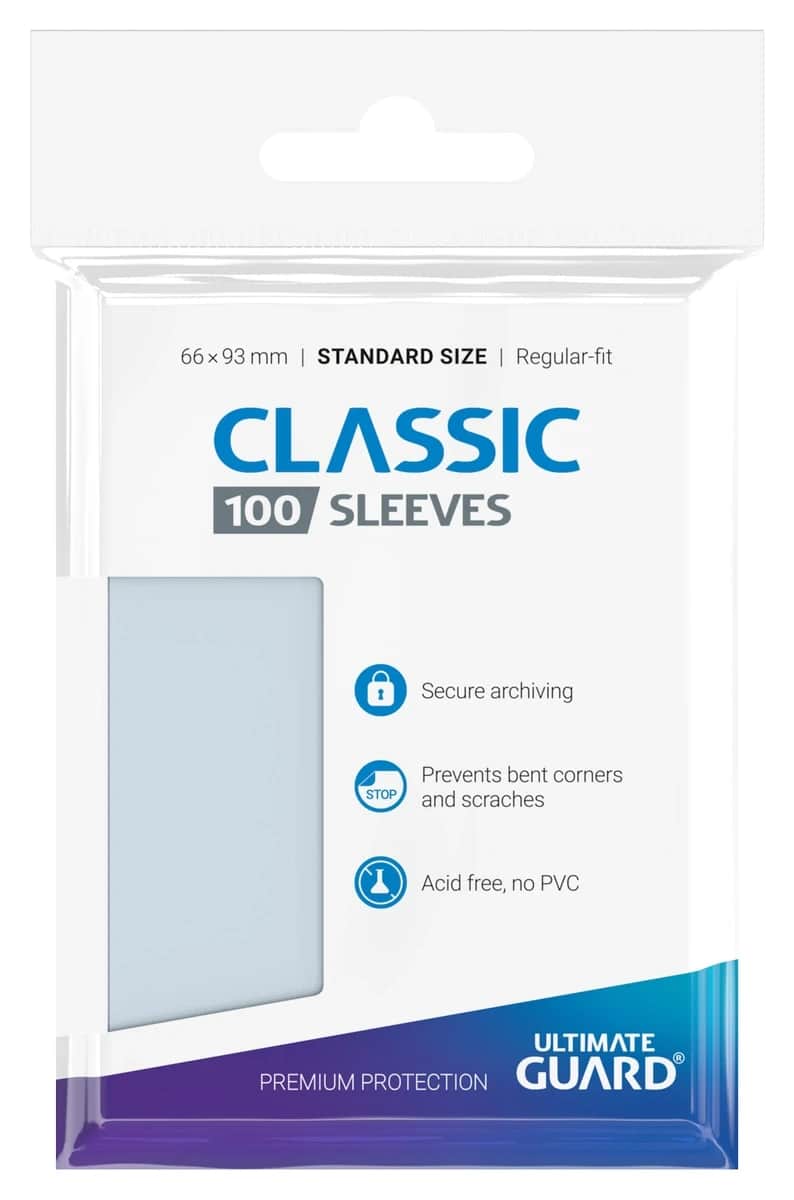 Classic Sleeves Standard Size (100) - von Ultimate Guard