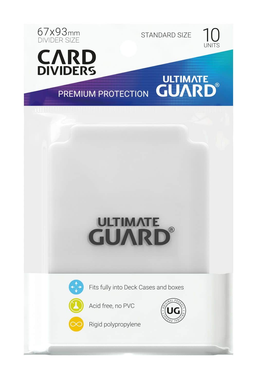 10 Sammelkarten Kartentrenner/Card Divider – transparent von Ultimate Guard