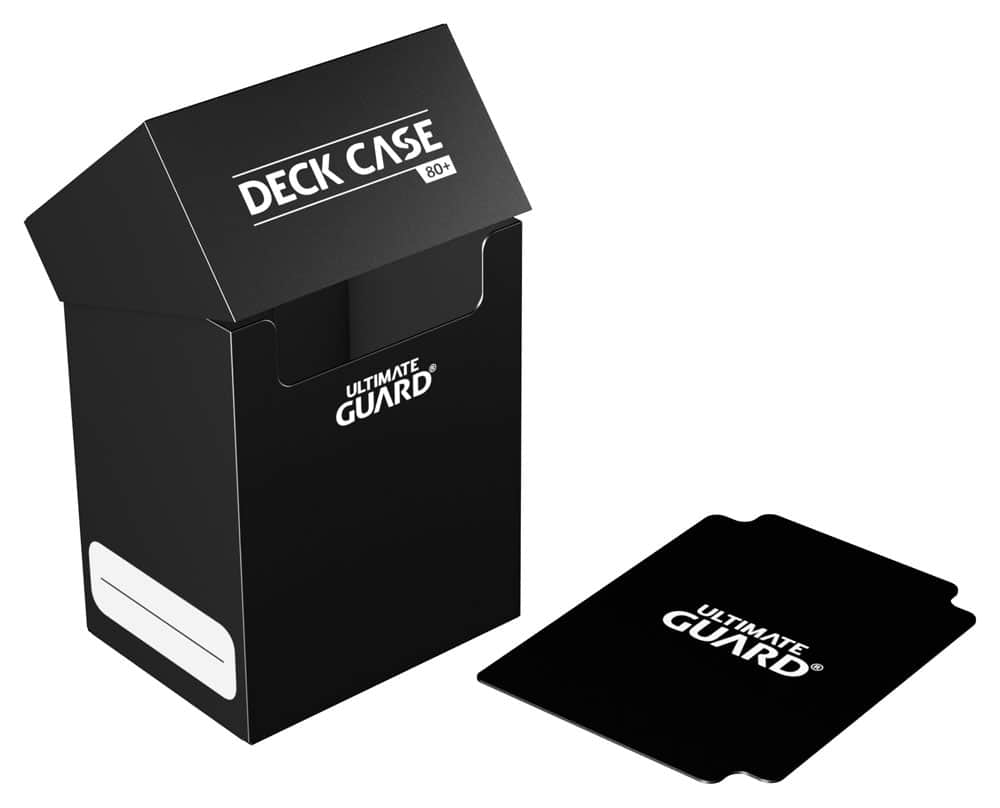 Kartenbox/Deck Case 80+ - schwarz von Ultimate Guard