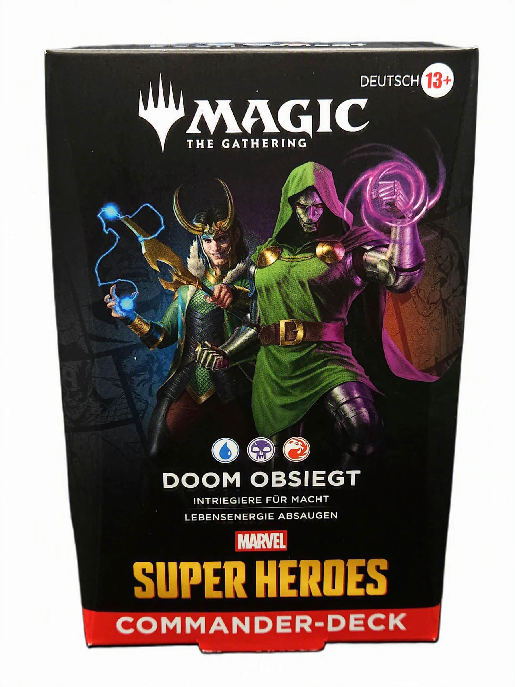 Magic The Gathering Marvel Super Heroes Commander Deck Doom Obsiegt DE