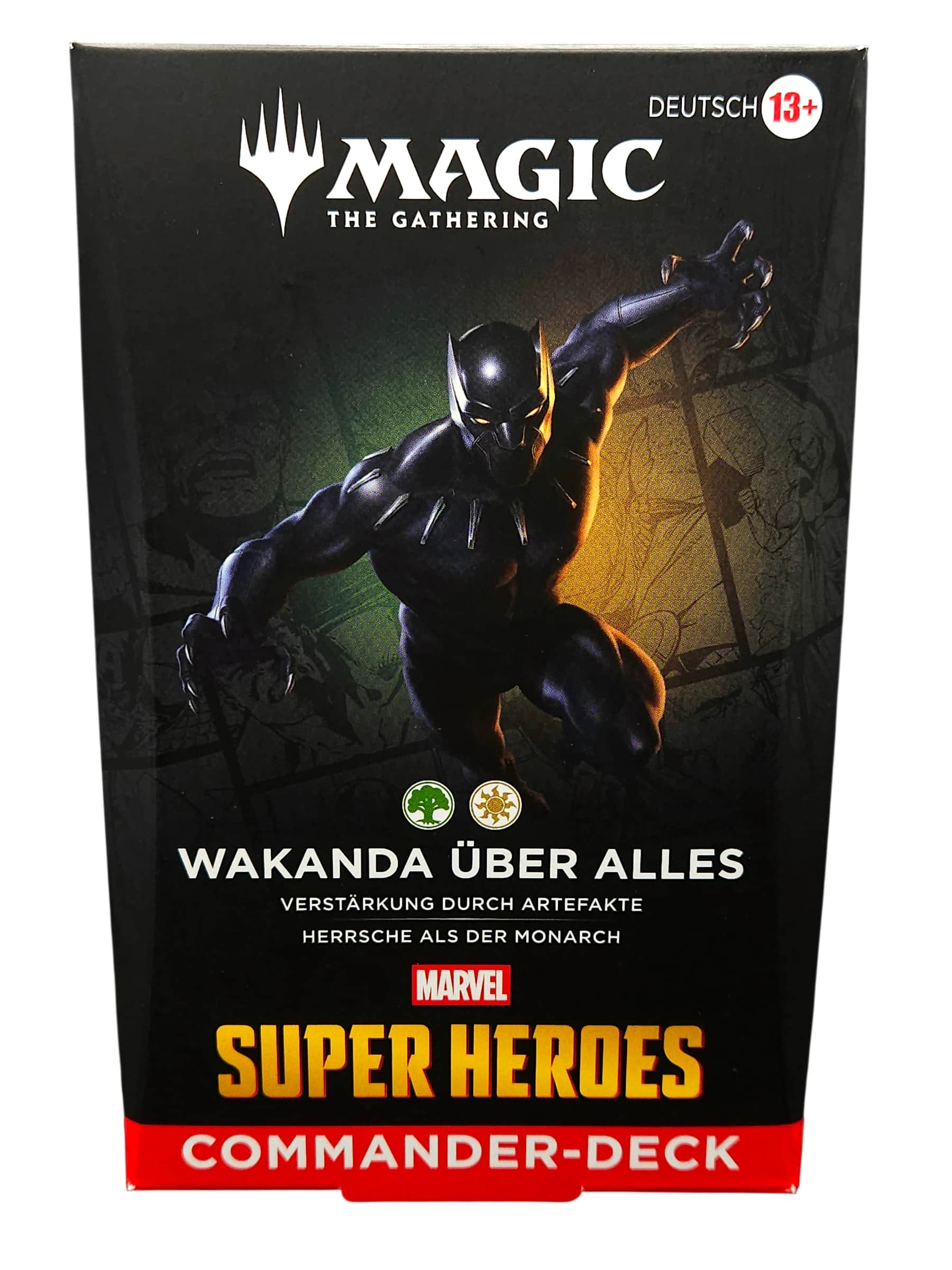 Magic Marvel Super Heroes Commander Deck Wakanda Über Alles DE
