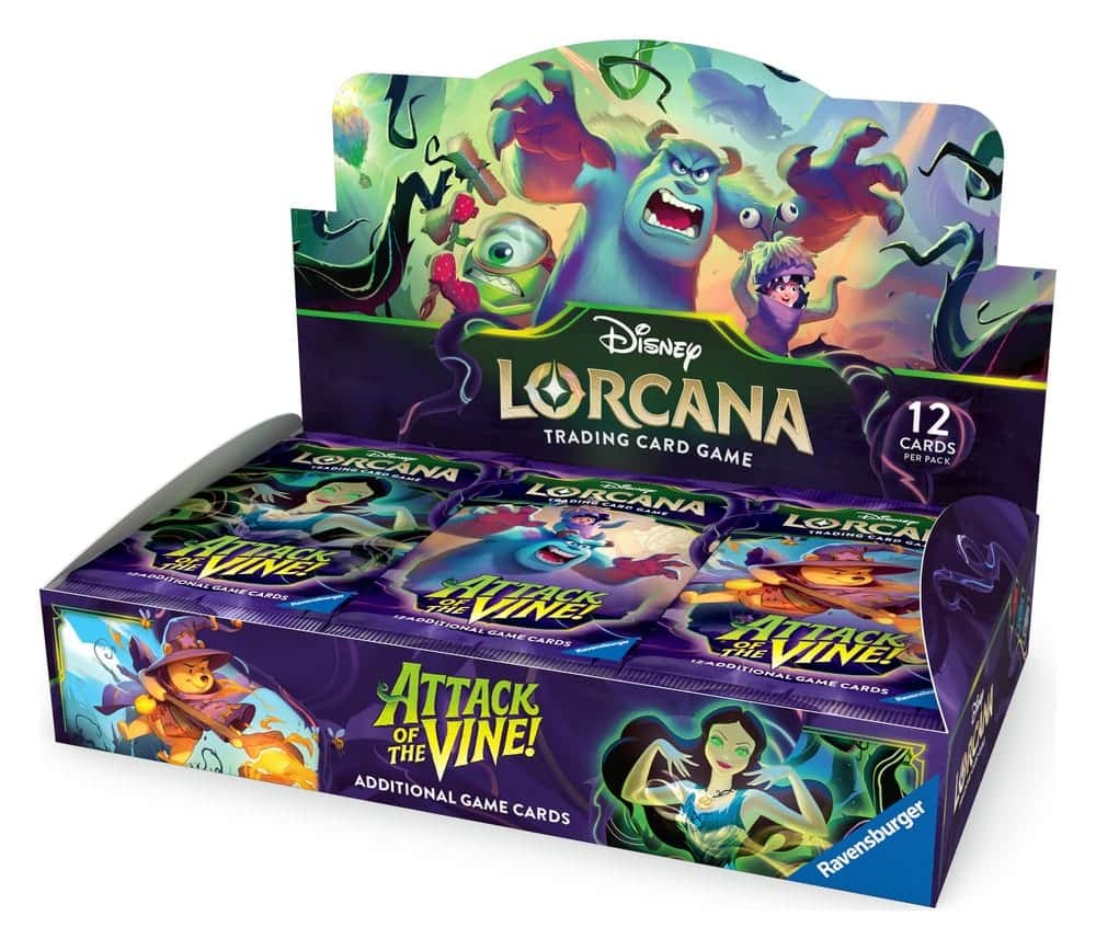 Disney Lorcana TCG – Attack of the Vine Booster Display (24 Packs) EN
