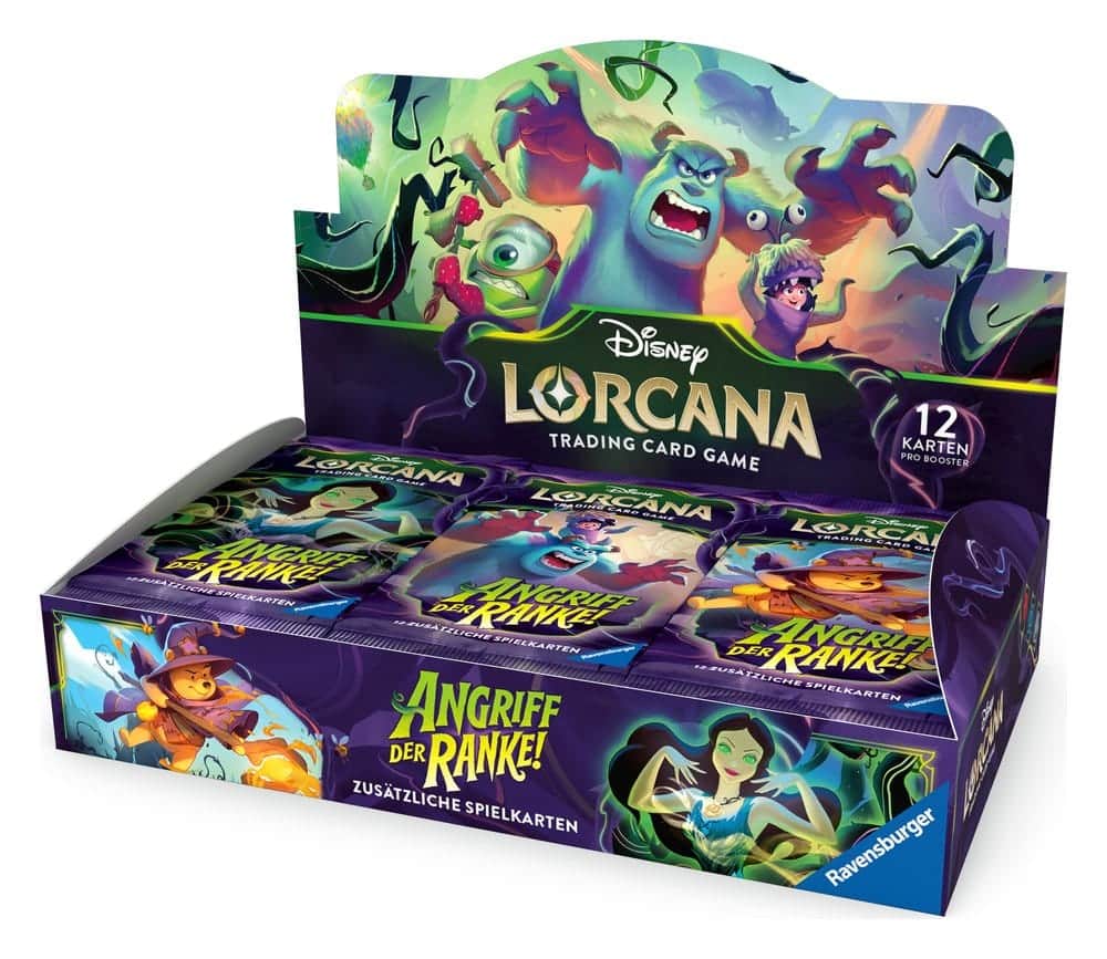 Disney Lorcana TCG – Angriff Der Ranke! Booster Display (24 Packs) DE