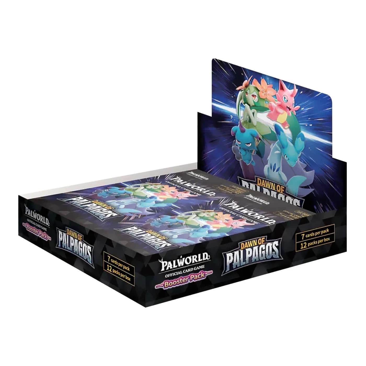 Palworld OFFICIAL CARD GAME – Dawn of Palpagos Booster Display (12) EN