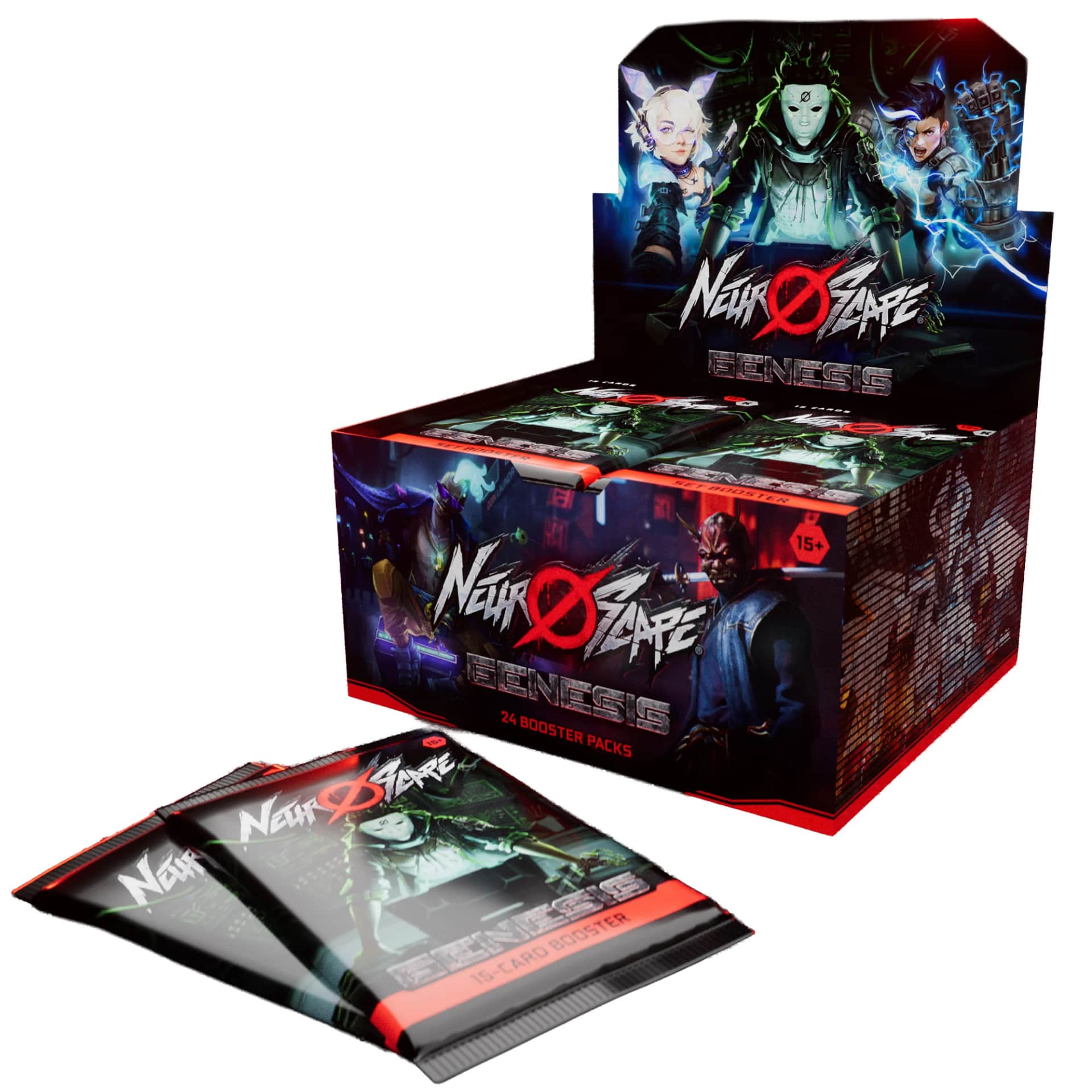 Neuroscape TCG – Genesis (Unlimited) Booster Display (24) | Englisch