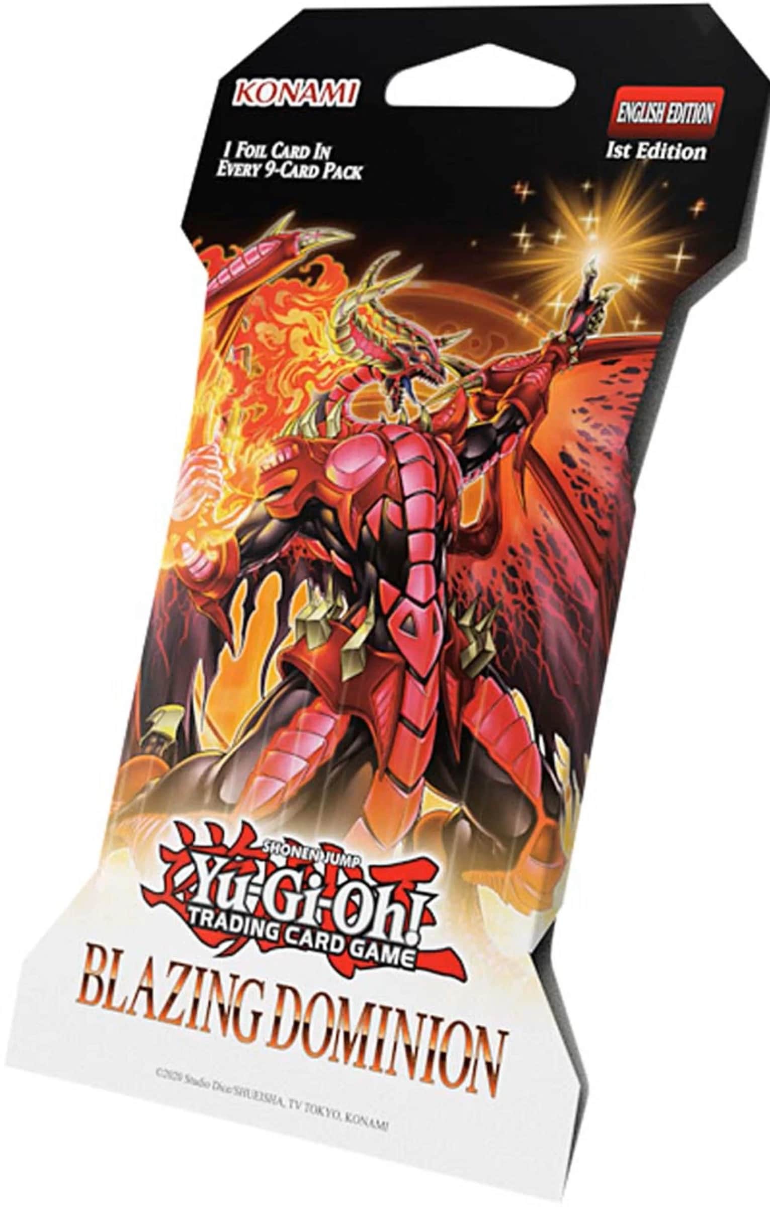 Yu-Gi-Oh! TCG – Blazing Dominion Sleeved Booster (Blister) Englisch
