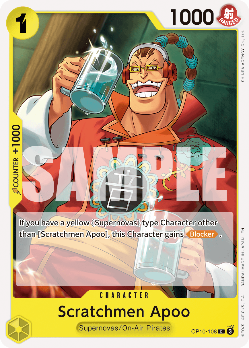 Scratchmen Apoo - OP10-108 (Reprint)